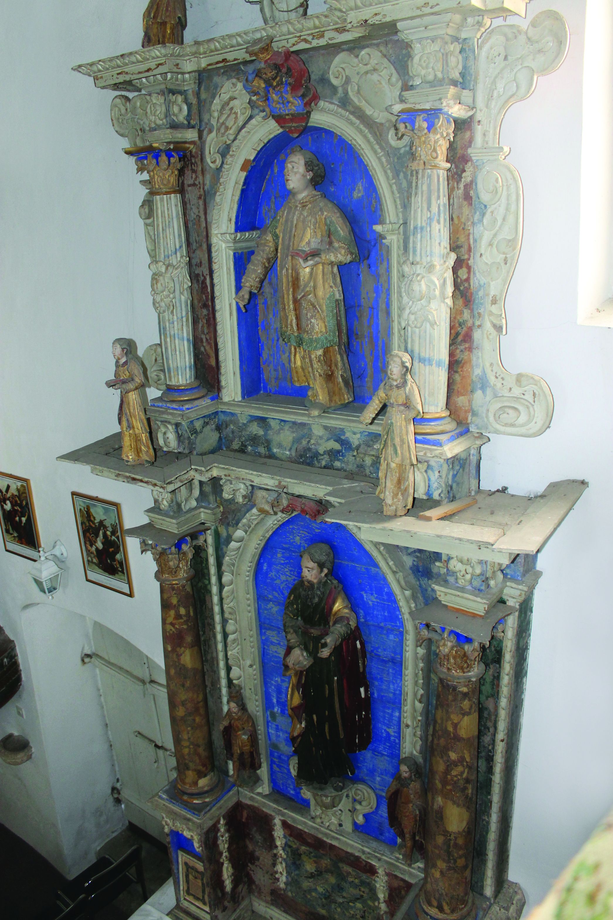 <p>oltar sv. Bartola Apostola, XVII. st., kapela sv. Lovre</p>