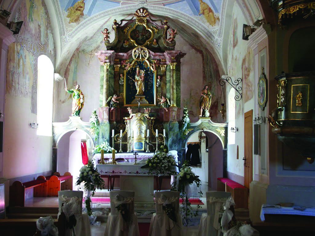 <p>glavni oltar kapele Blažene Djevice Marije, XIX. st.</p>