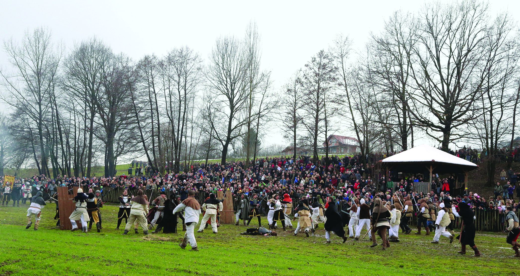 <p>Seljačka buna &ndash; Bitka kod Stubice, uprizorenje, 2016, Donja Stubica</p>