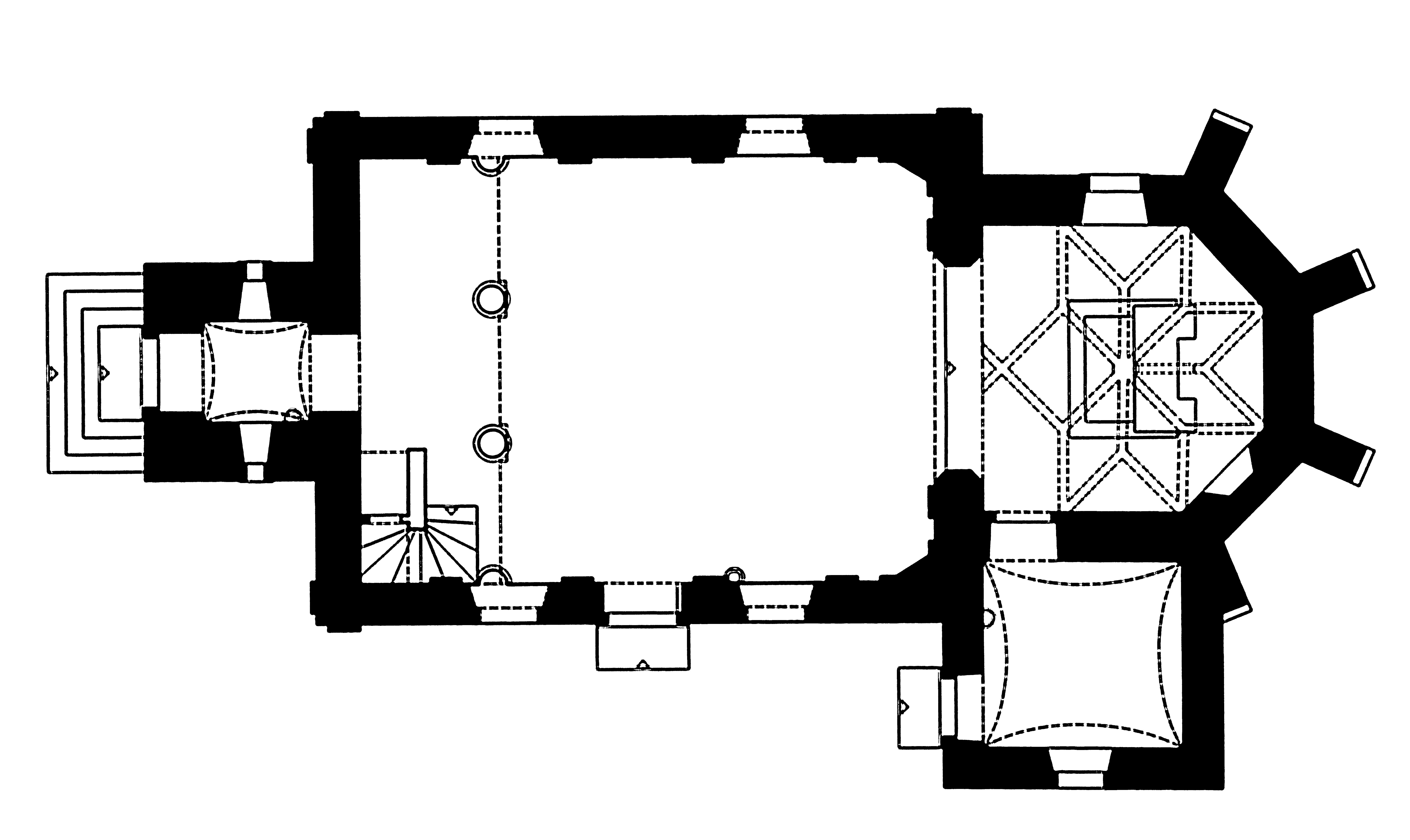 <p>tlocrt kapele sv. Ane, Gornja Plemen&scaron;ćina</p>