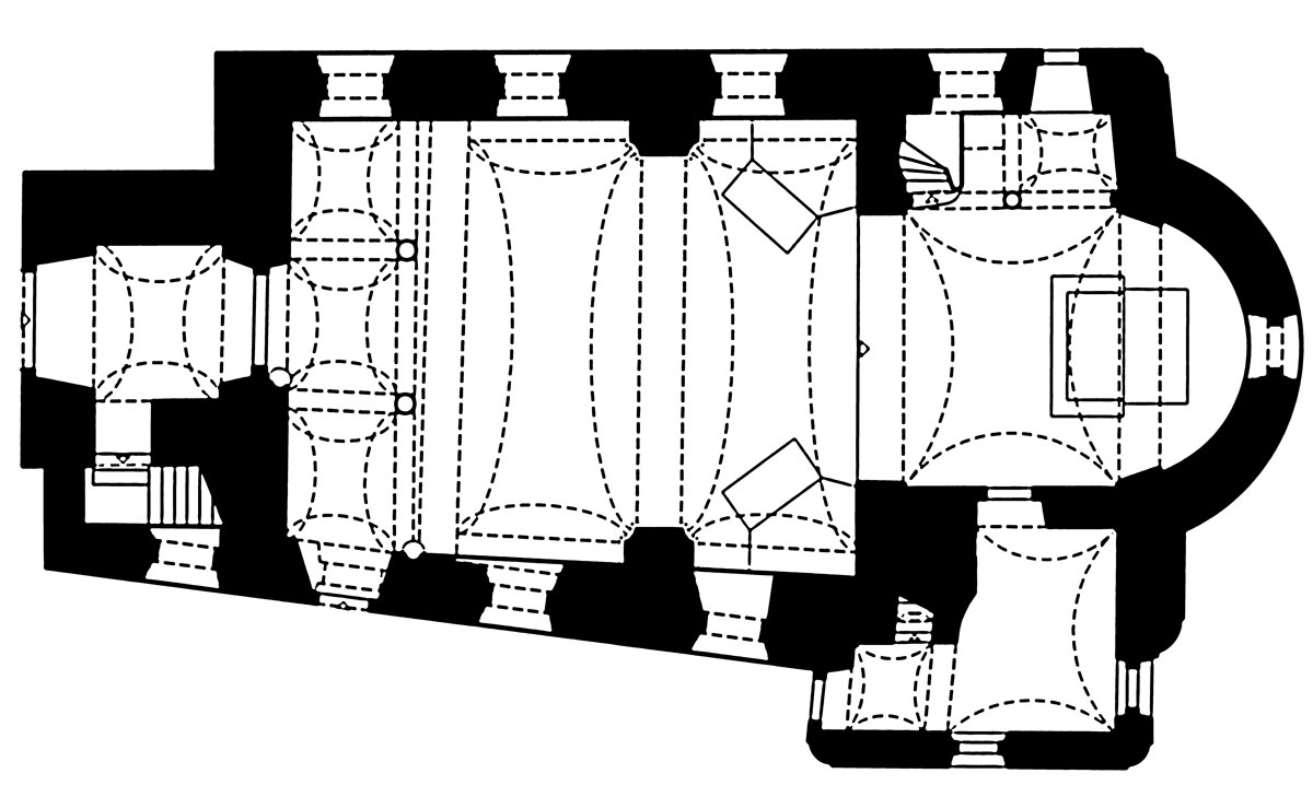 <p>tlocrt kapele Majke Božje Snježne</p>