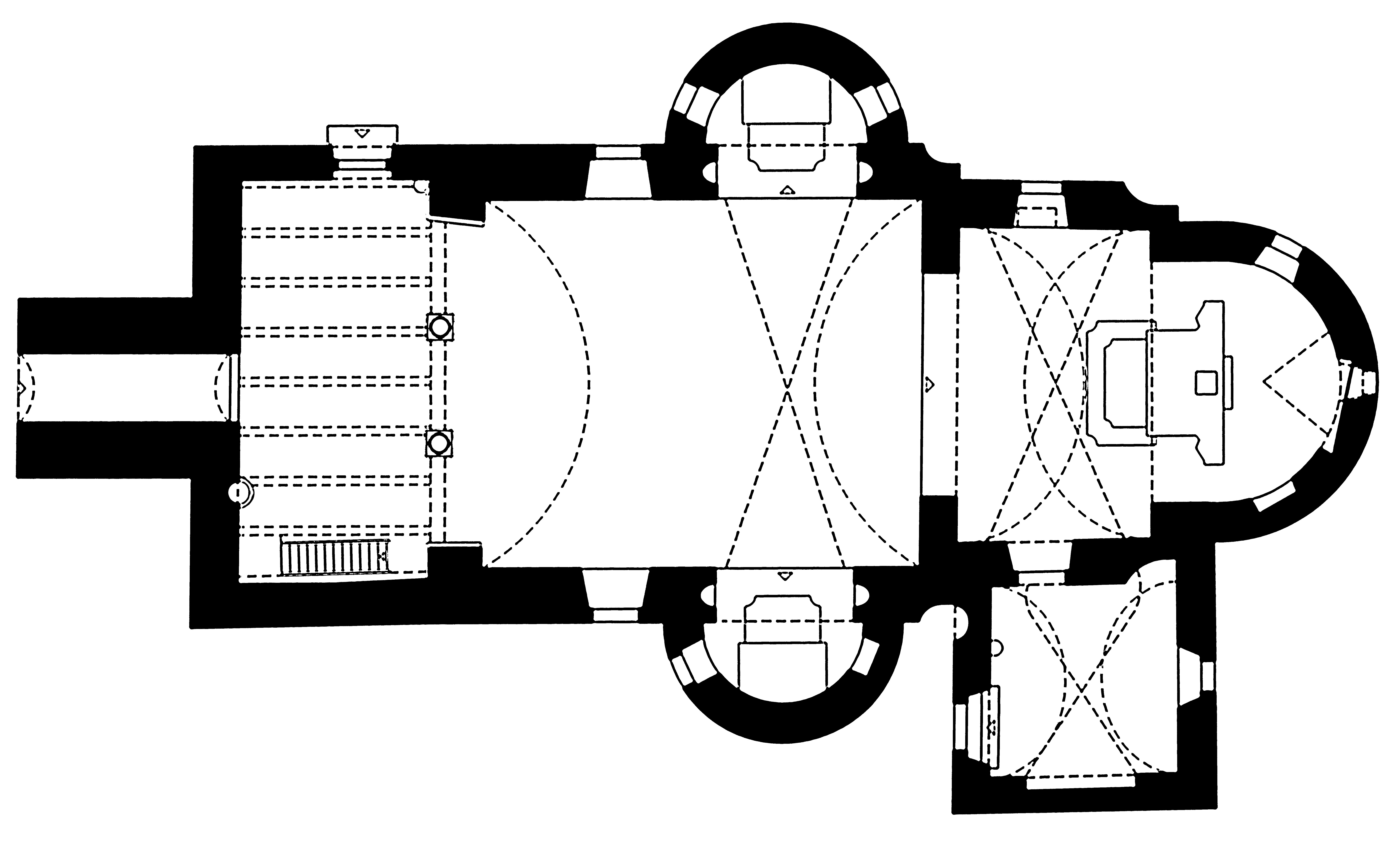 <p>tlocrt kapele Majke Božje Žalosne</p>