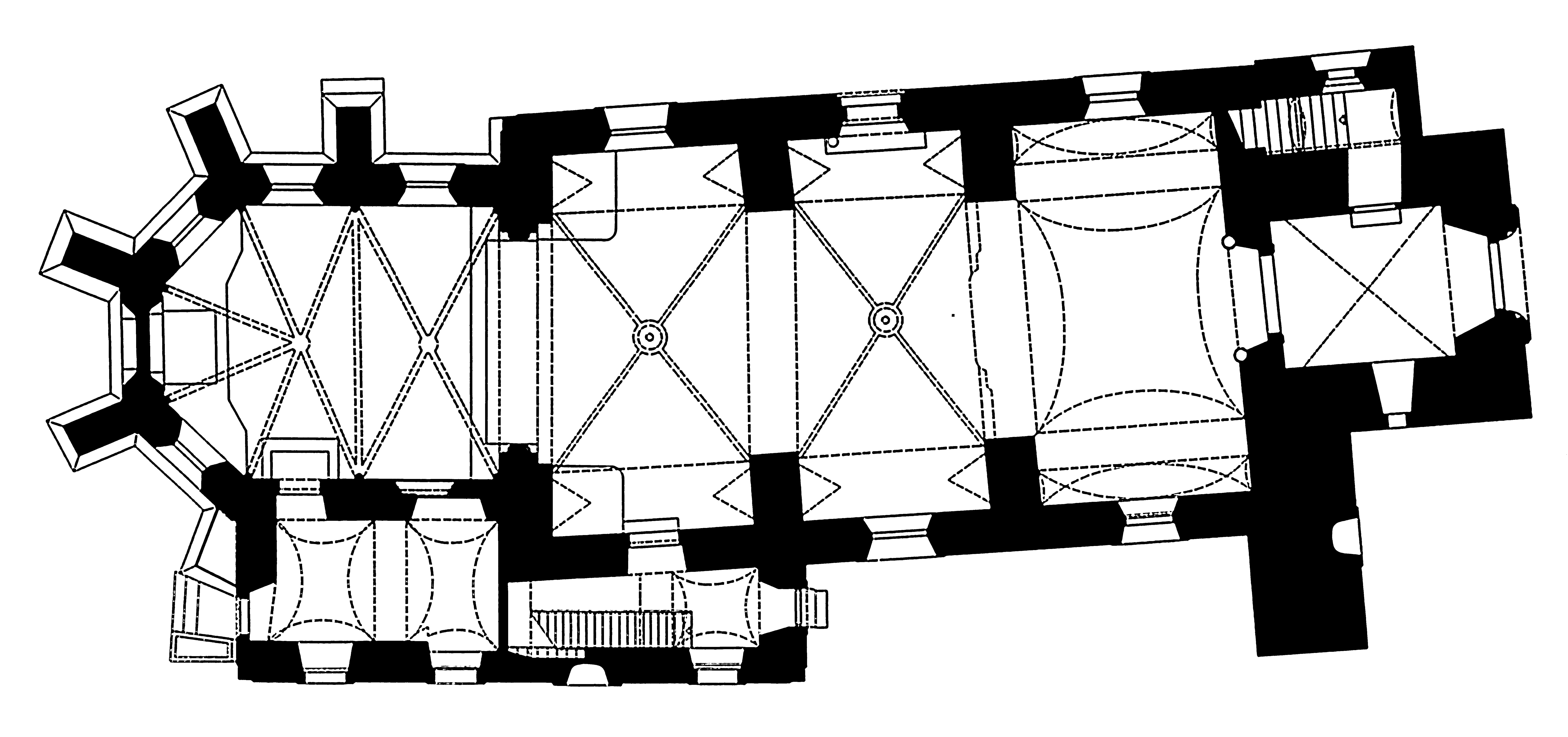 <p>tlocrt župne crkve Uznesenja Blažene Djevice Marije</p>