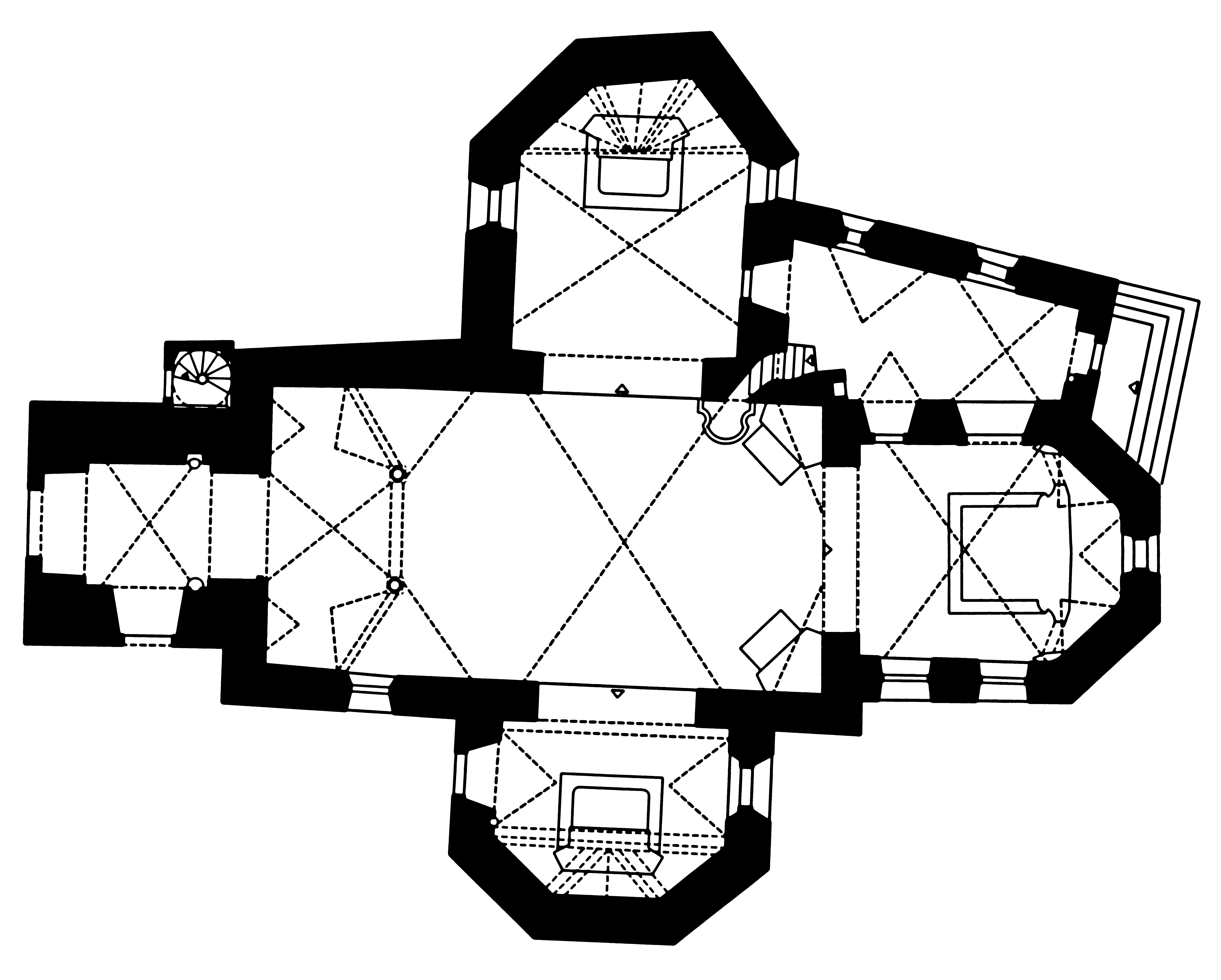 <p>tlocrt župne crkve sv. Marije od Pohoda</p>