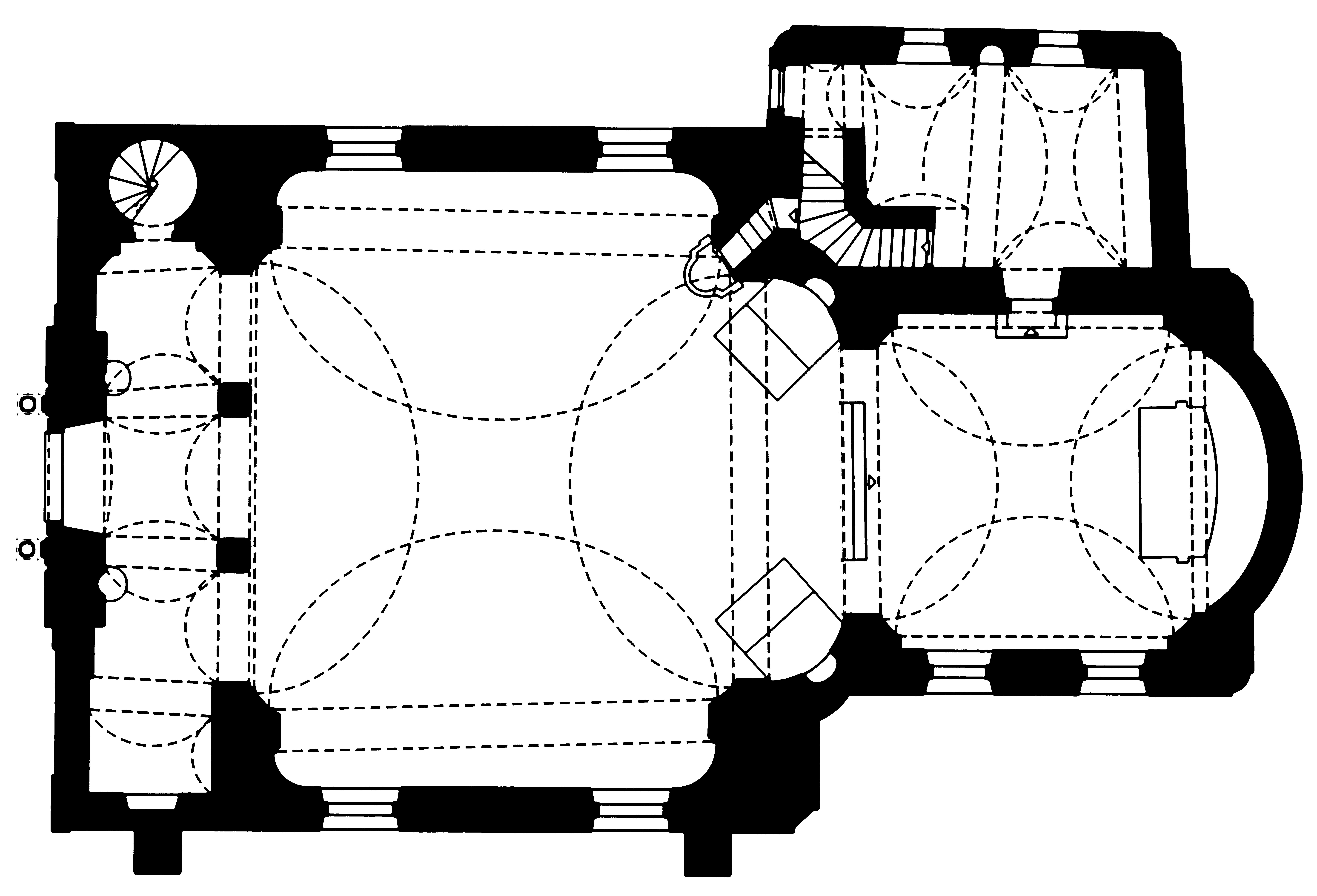 <p>tlocrt župne crkve sv. Jelene Križarice</p>