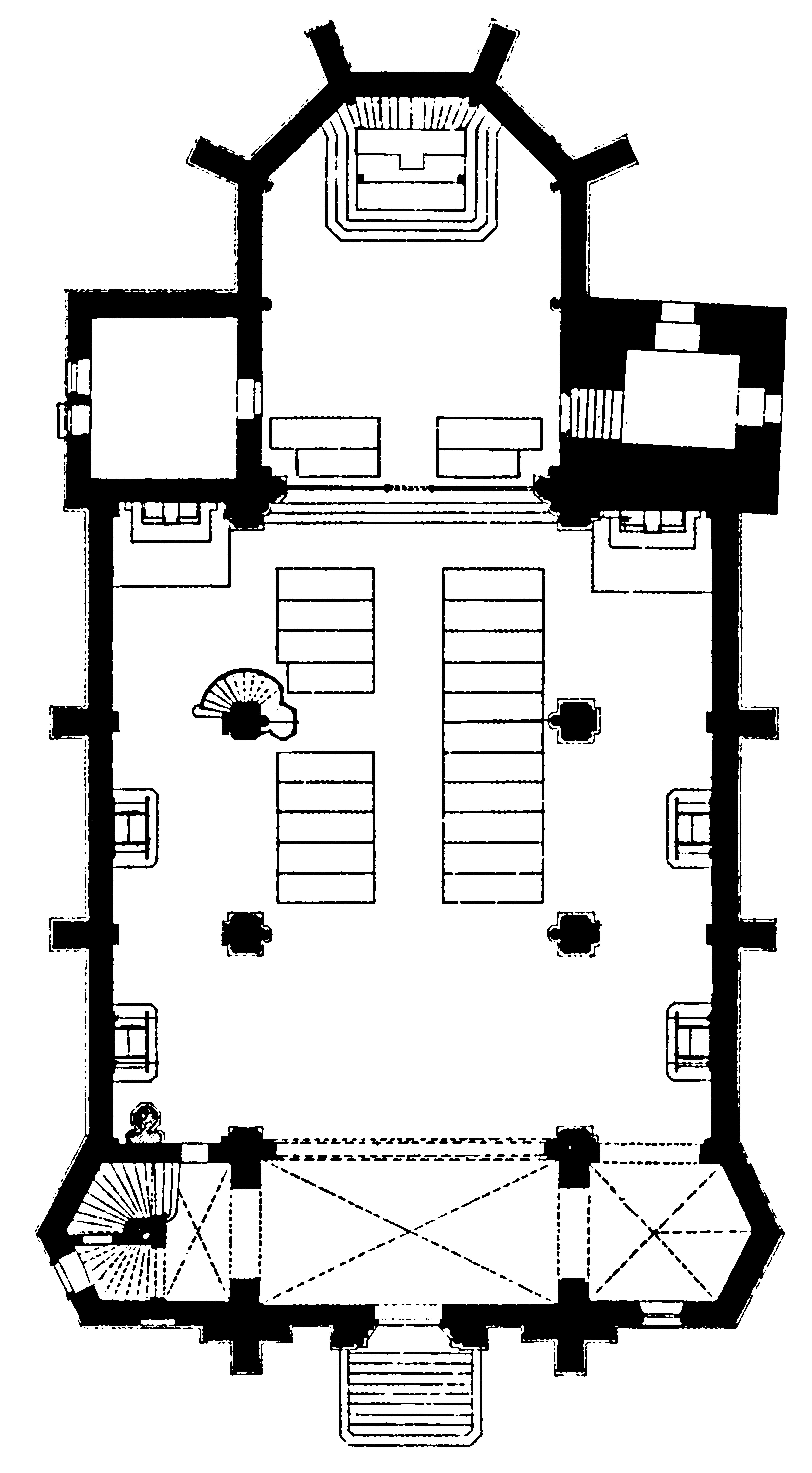 <p>tlocrt župne crkve sv. Nikole Biskupa, Krapina</p>