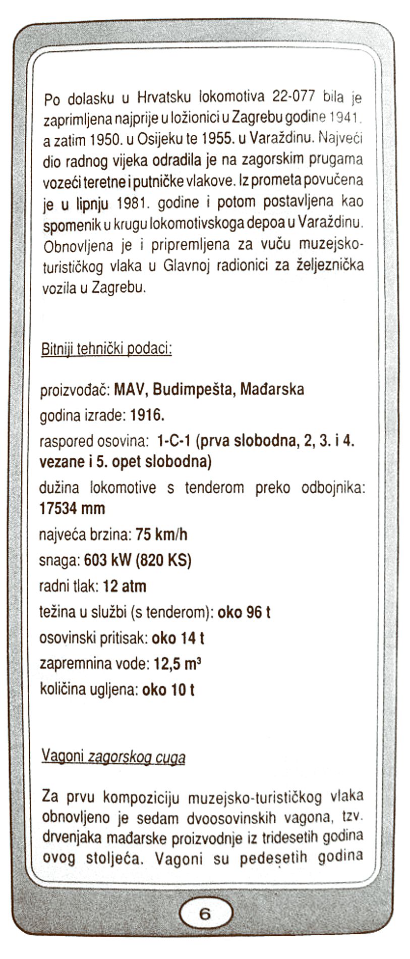 <p>reklamna knjižica <em>Zagorskim cugom vu Stubake,</em> Zagreb 1992.</p>