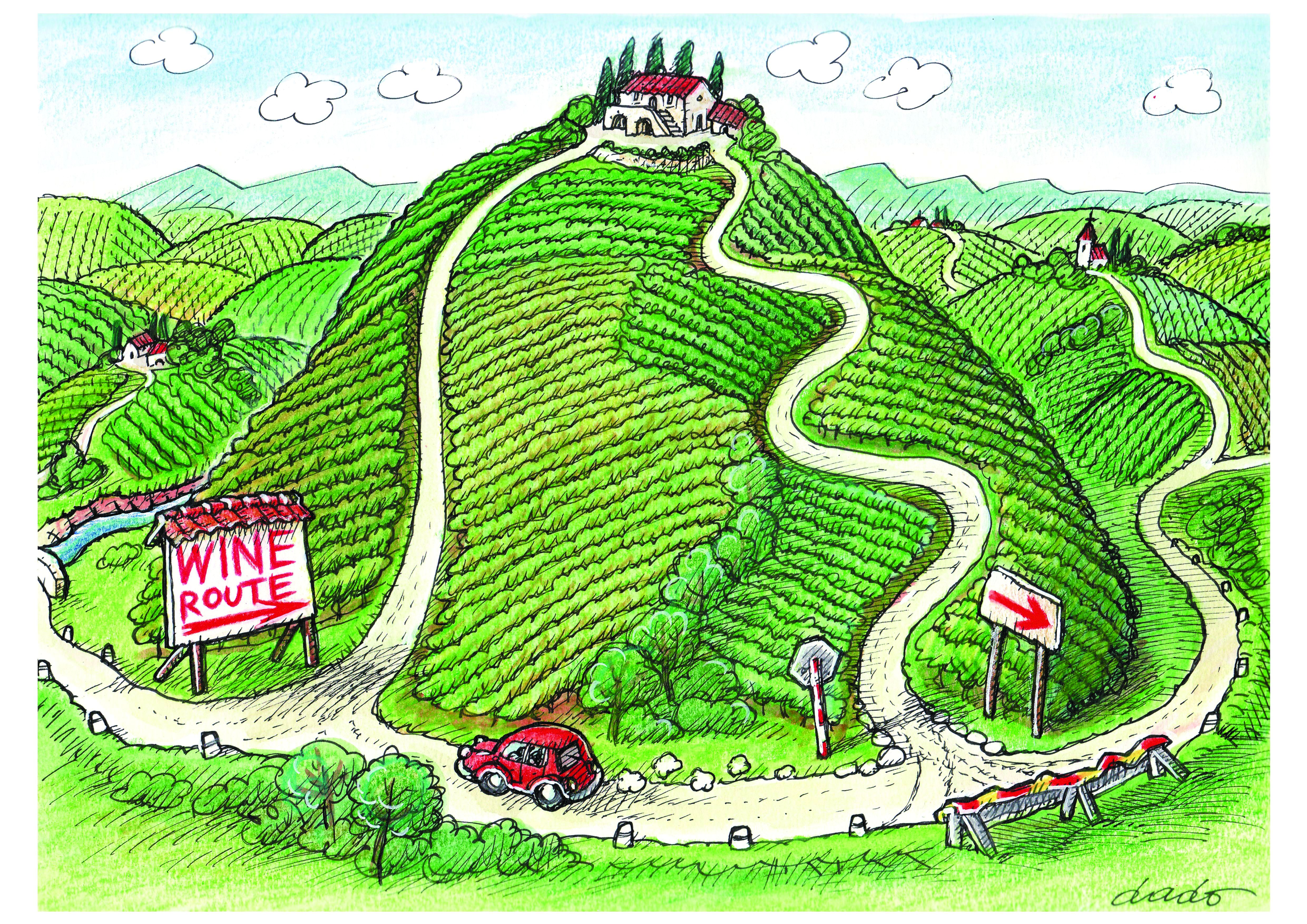 <p><em>Bajka na dlanu, </em>karikatura Dragutina Dade Kovačevića, 2013.</p>