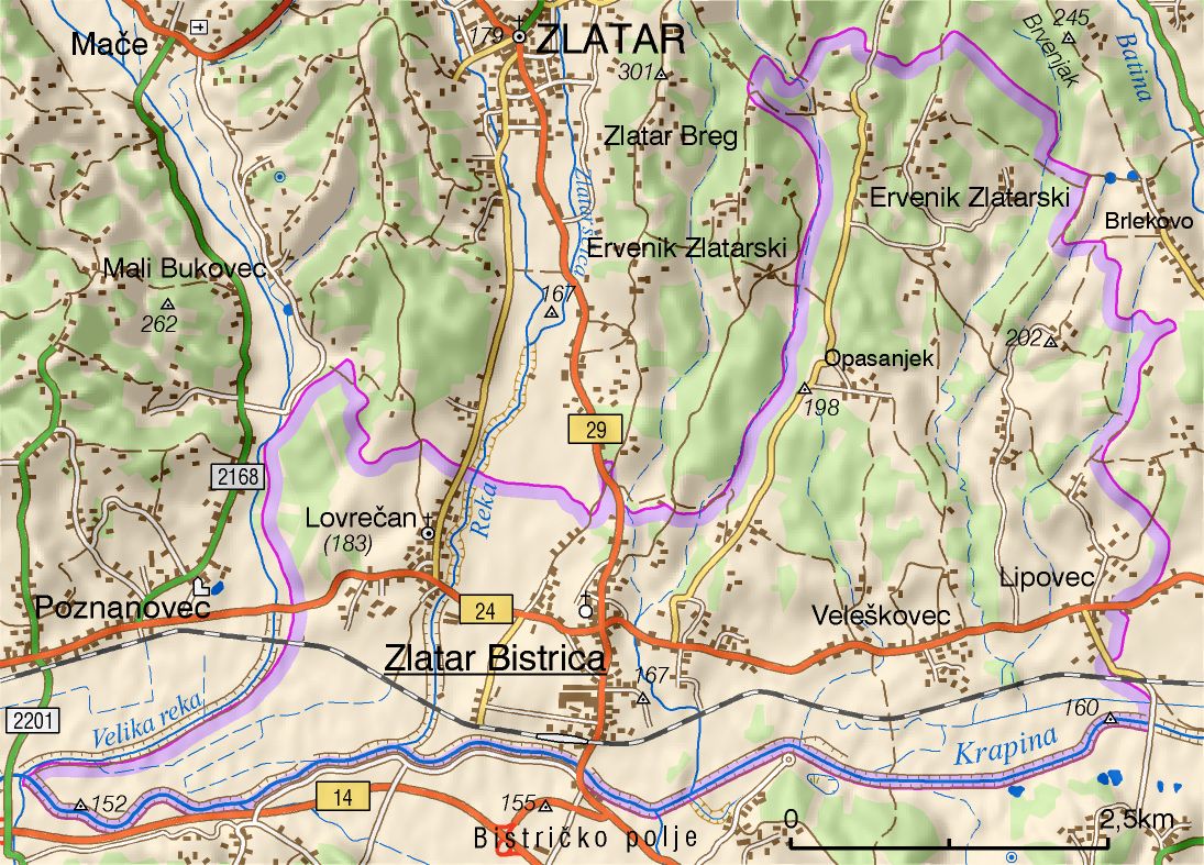 Zlatar Bistrica (područje Općine)
