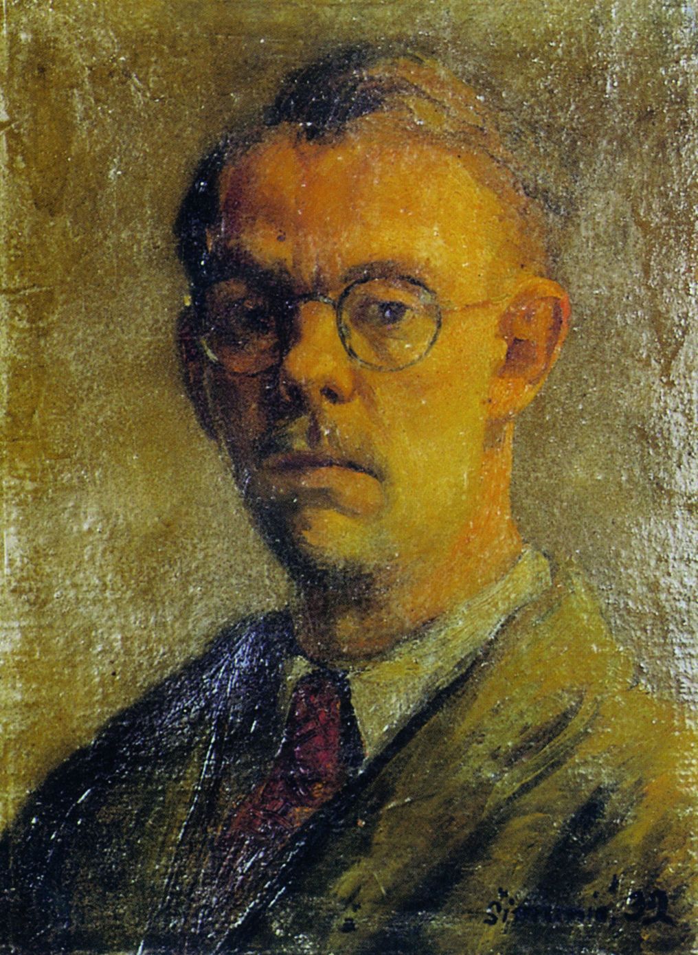 <p>Marijan &Scaron;imunić,<em> Autoportret, </em>1932.</p>